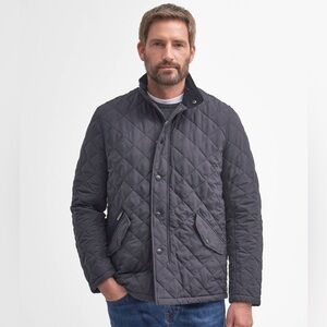 Barbour Navy Quilted Jacket
